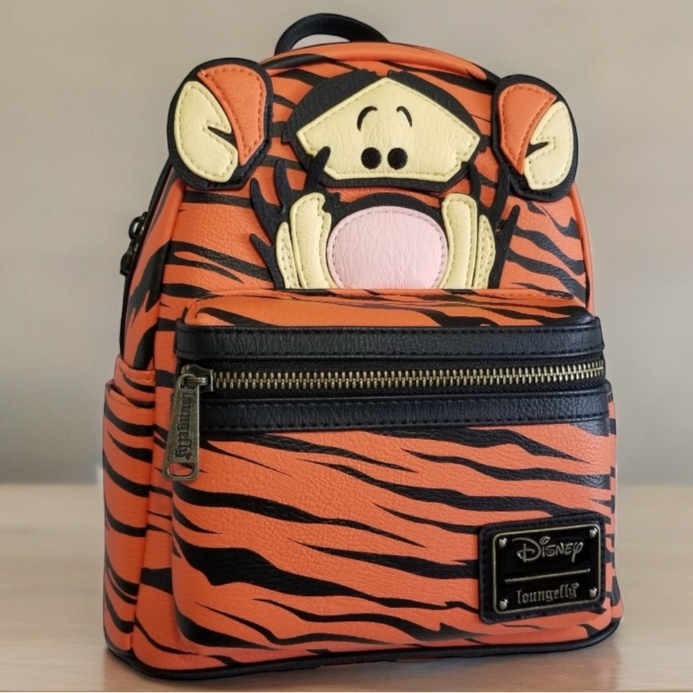Loungefly Tigger Winnie the Pooh Cosplay Disney Mini Backpack Bag NWT